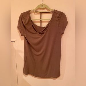 Brown or nude color top size small